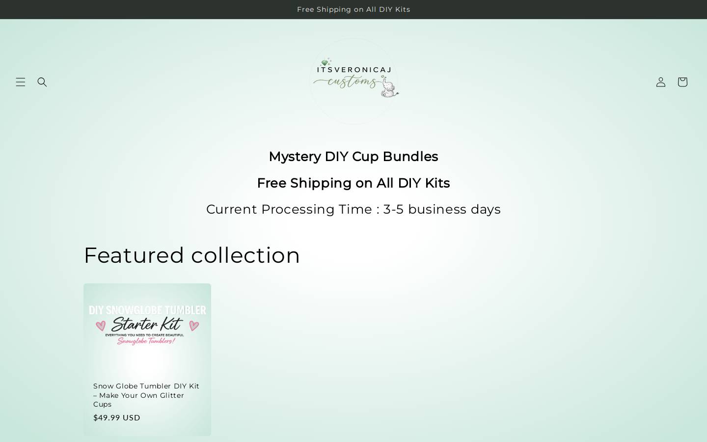 itsveronicajcustoms.com homepage screenshot