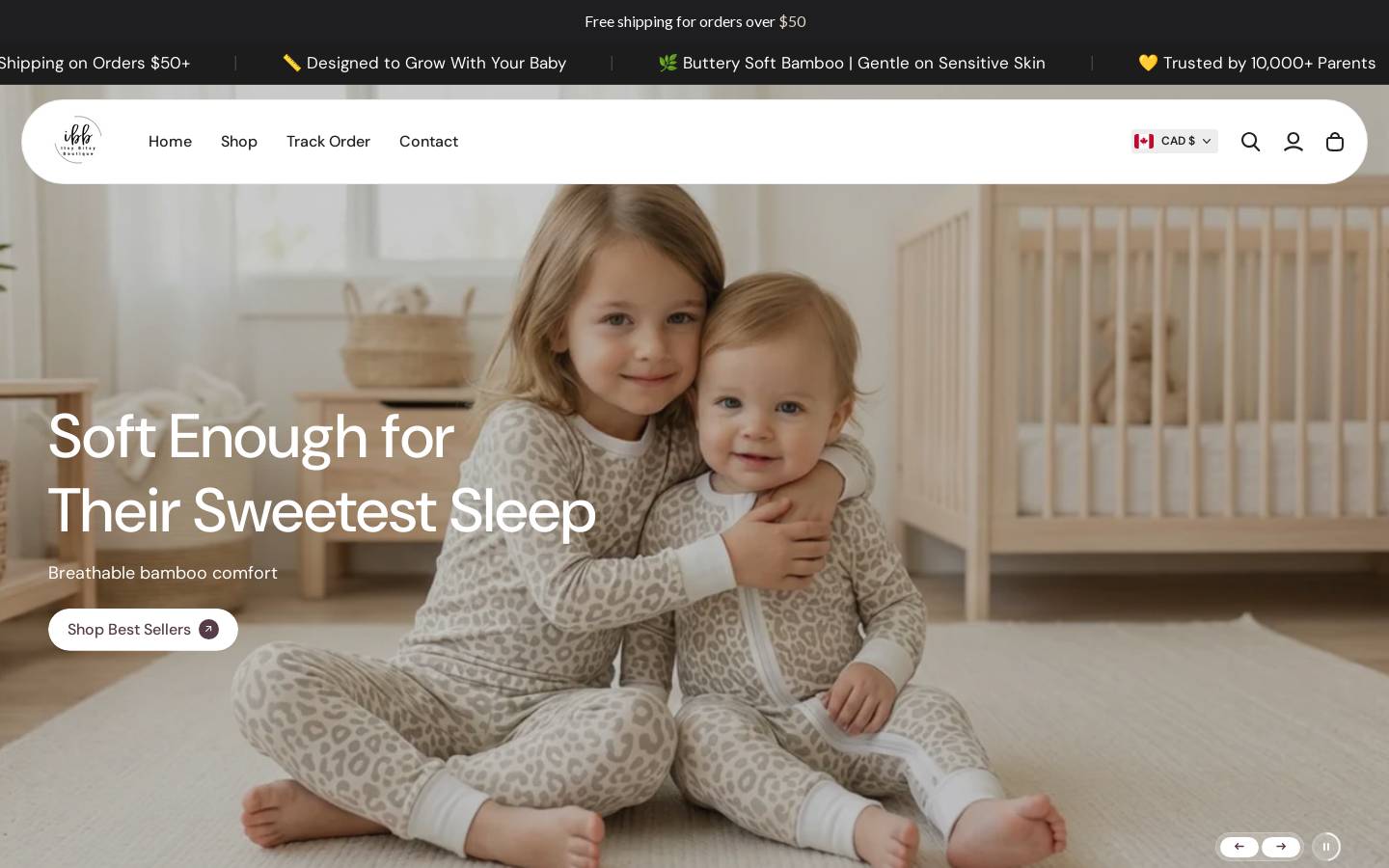 itsybitsyboutique.net homepage screenshot