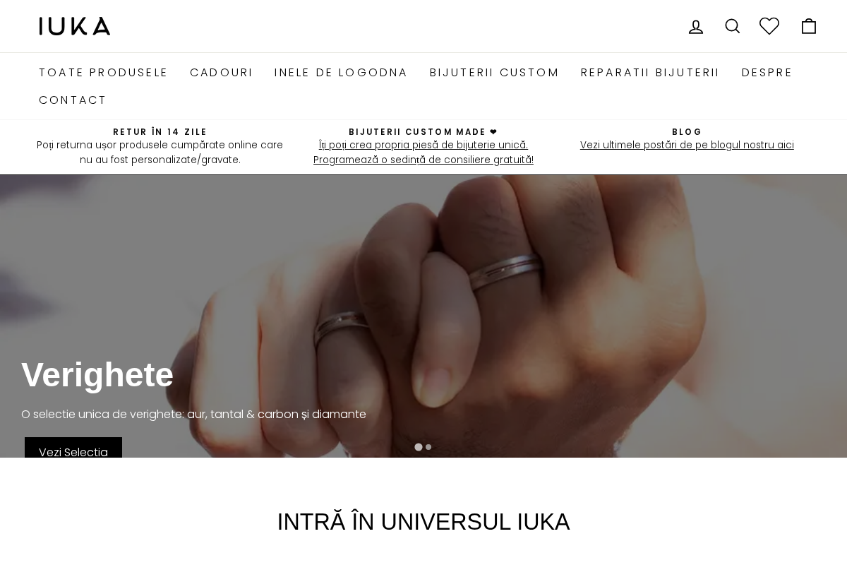 IUKA Diamonds homepage screenshot