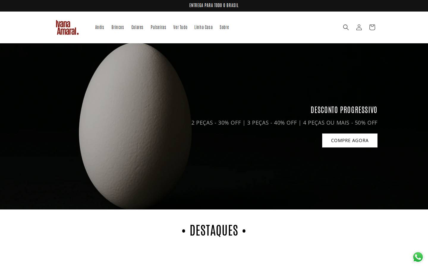 ivanaamaral.com homepage screenshot