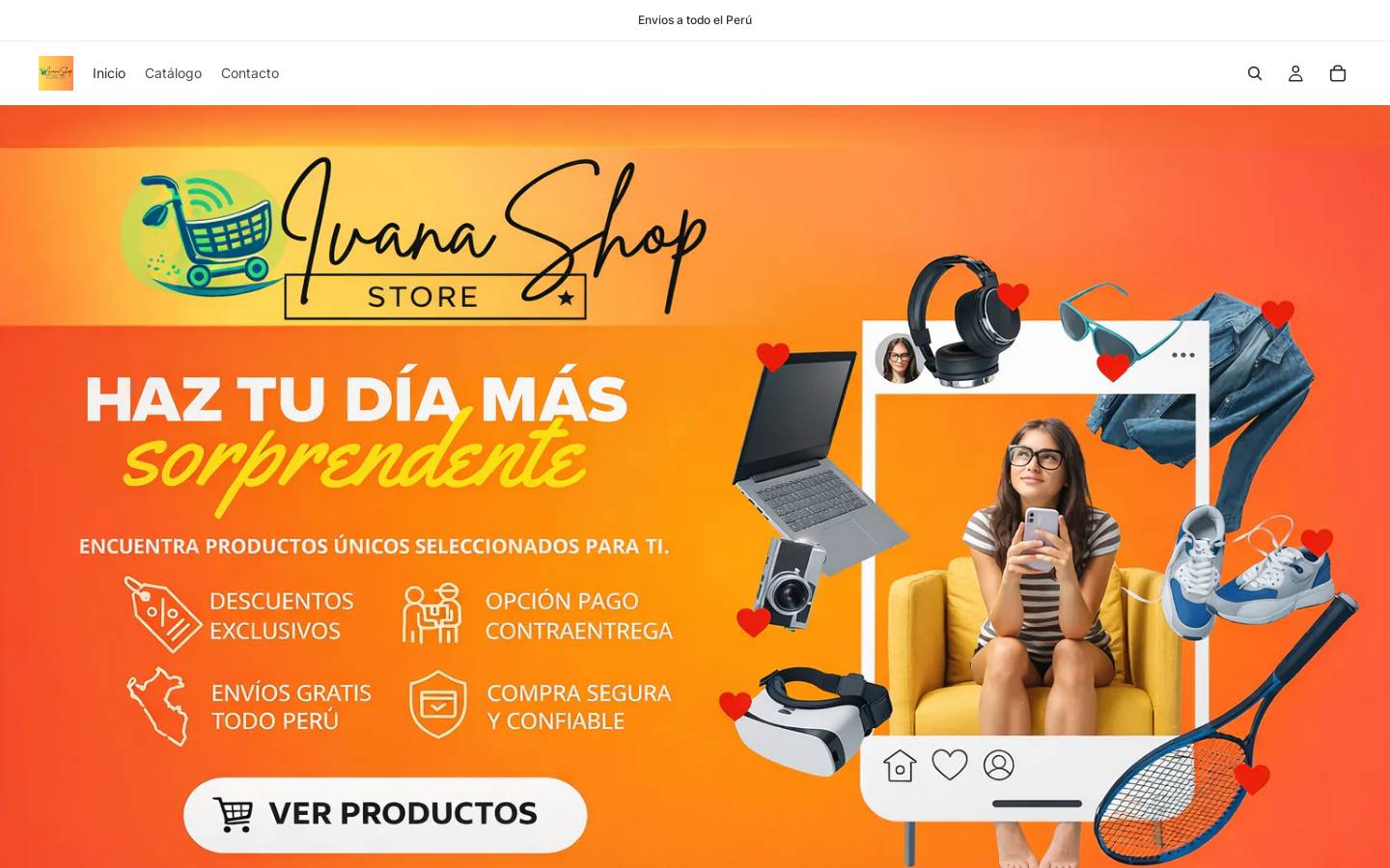 ivanastore.store homepage screenshot