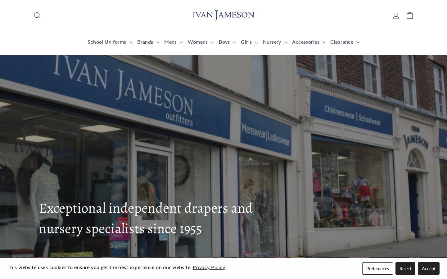Ivan Jameson homepage screenshot