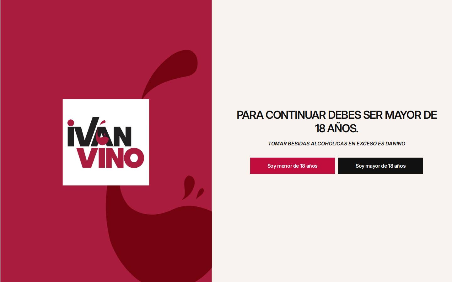 ivanvino.pe homepage screenshot