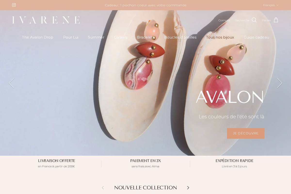 ivarene.com homepage screenshot