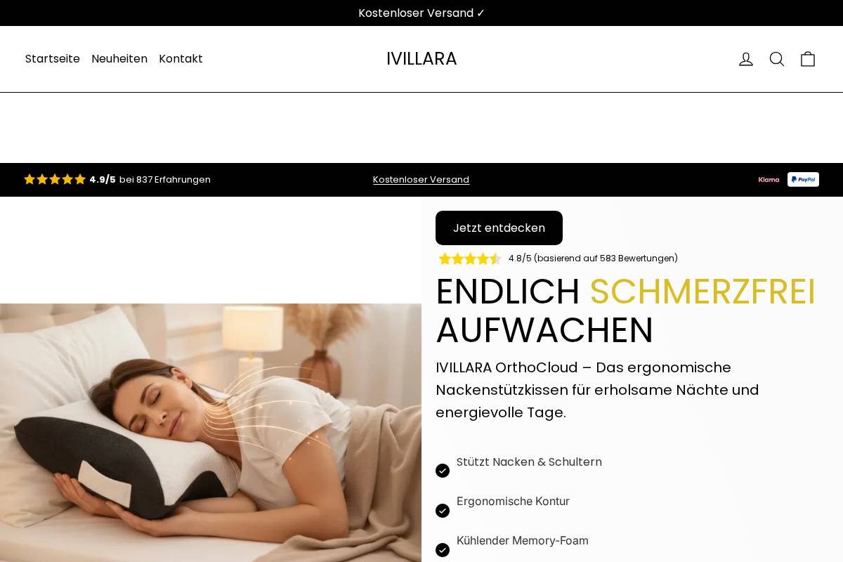 ivillara.de homepage screenshot