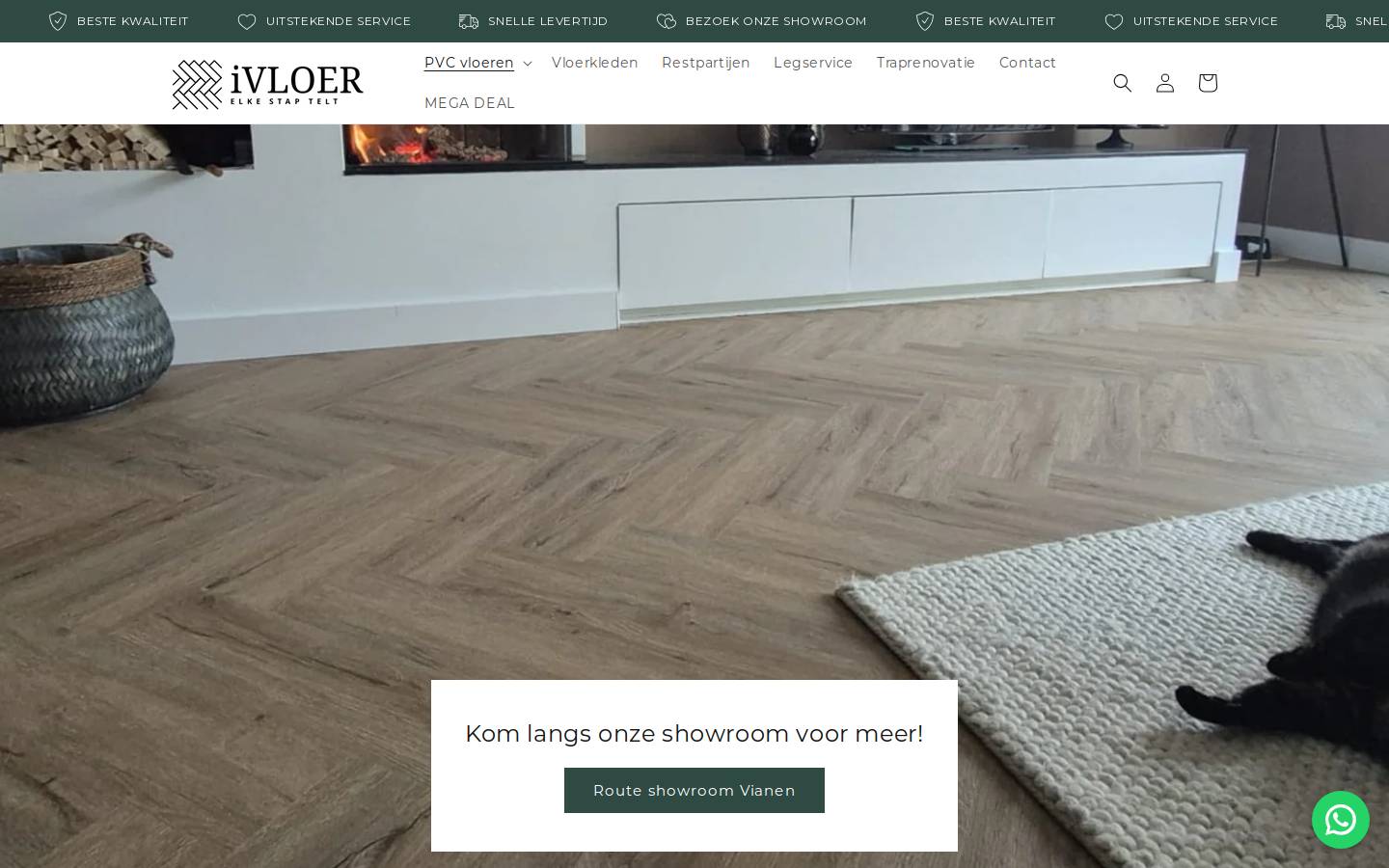 Ivloer homepage screenshot