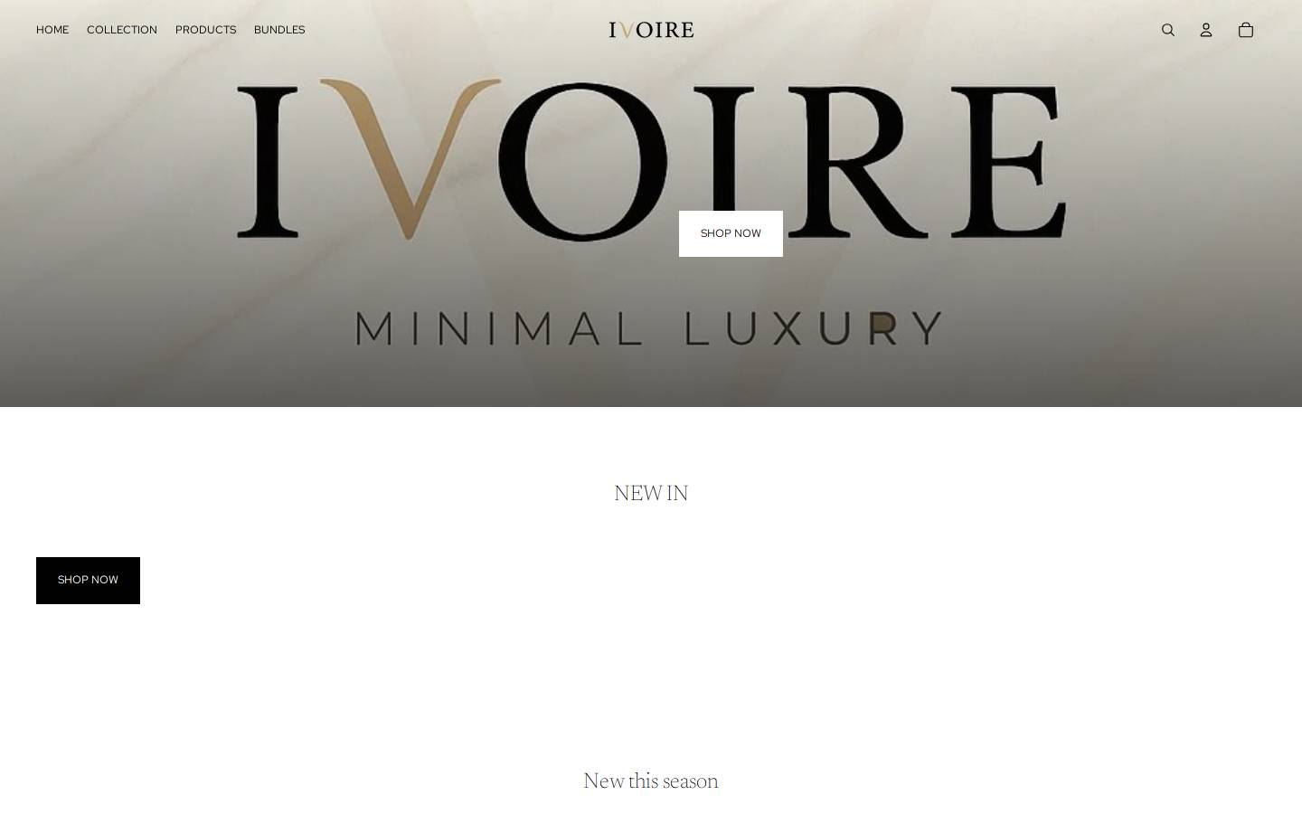 ivoire-eg.com homepage screenshot