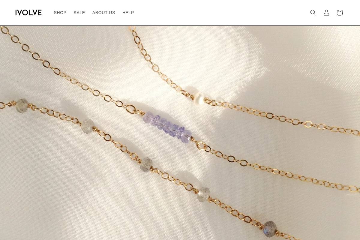 ivolvebeauty.com homepage screenshot