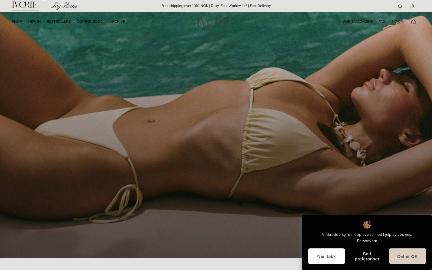 Ivorie Studio homepage screenshot
