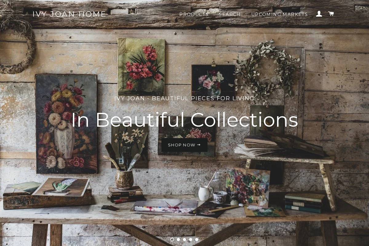 ivyjoan.co.uk homepage screenshot