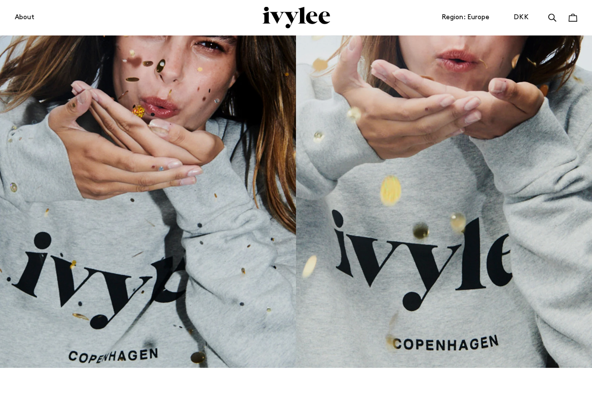Ivylee Copenhagen homepage screenshot