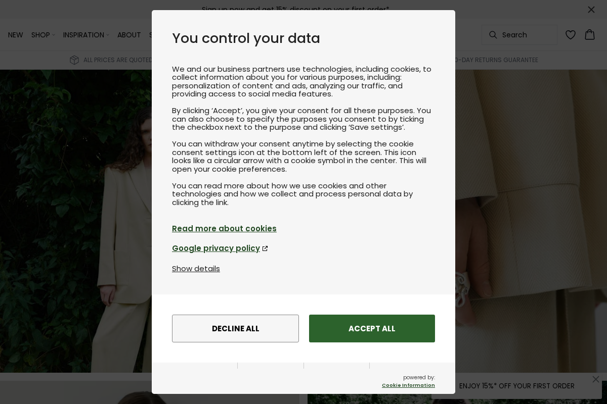 IVY OAK homepage screenshot