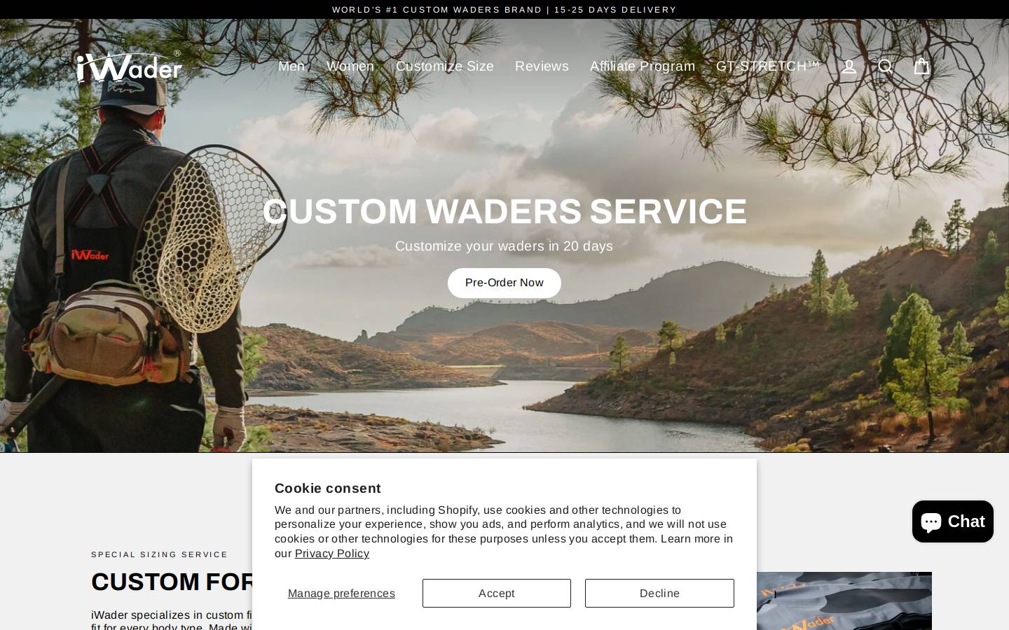 iwader.com.au homepage screenshot