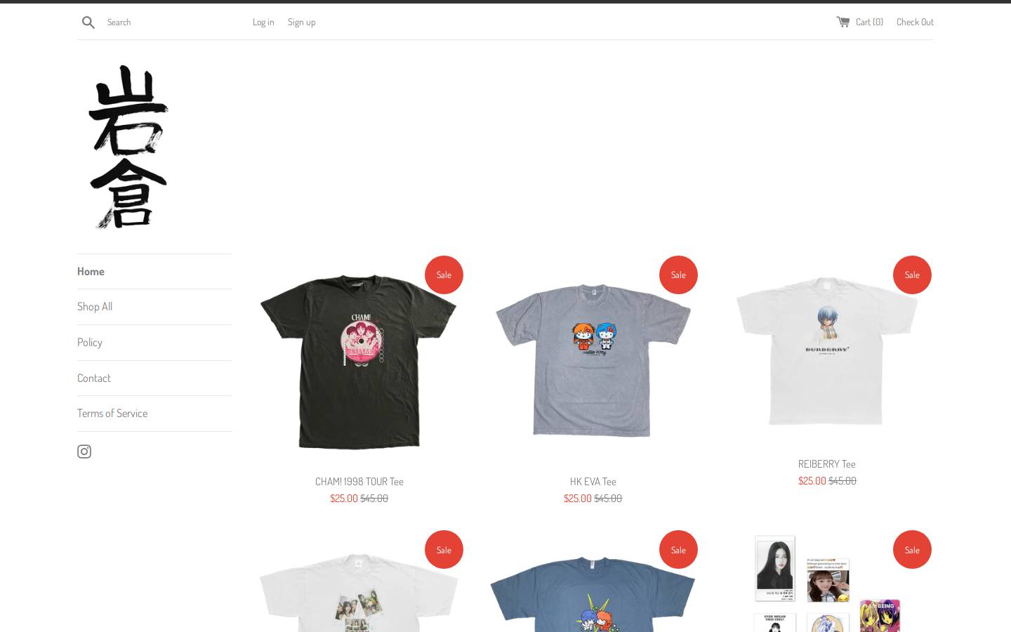 iwakuraclub.com homepage screenshot