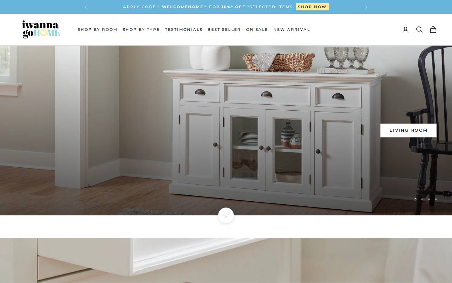 iwannagohome.com.au homepage screenshot