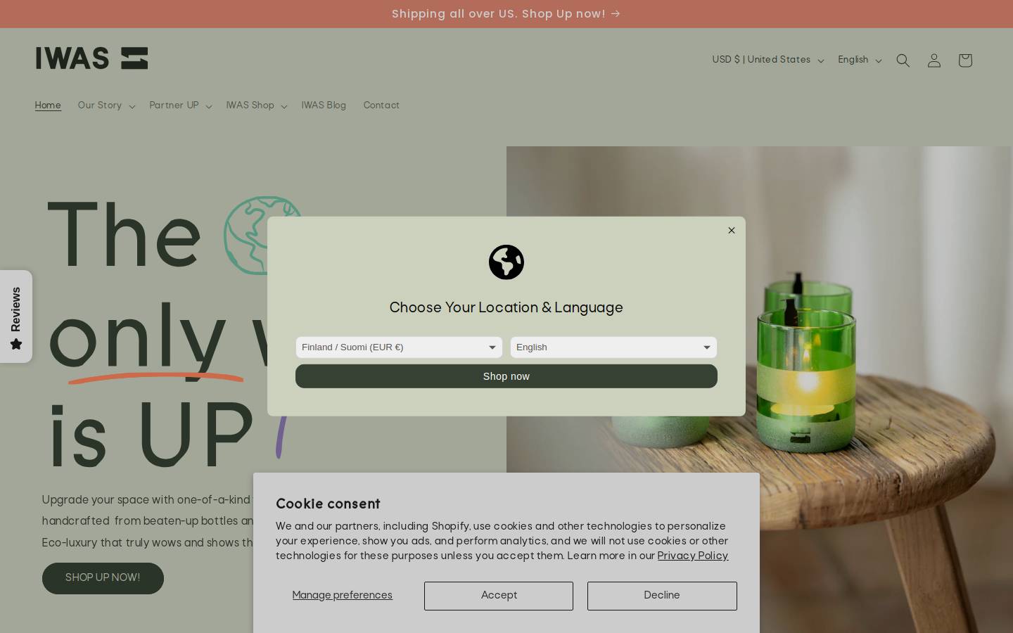 iwas.be homepage screenshot