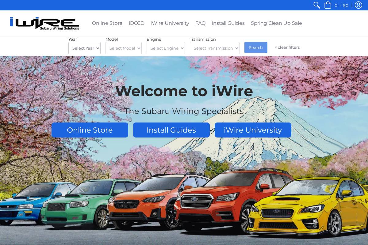 iwireservices.com homepage screenshot