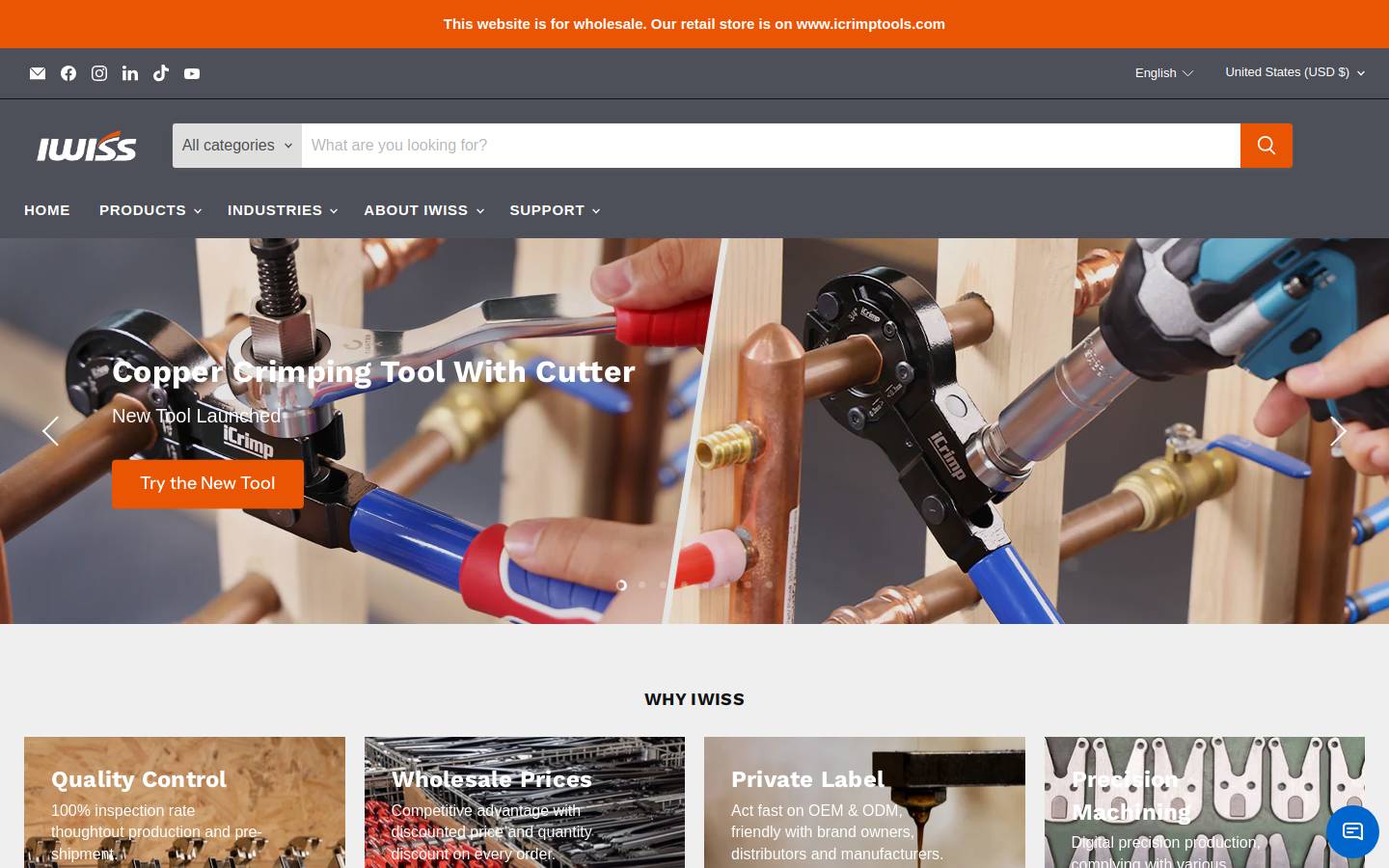 iwiss.com homepage screenshot