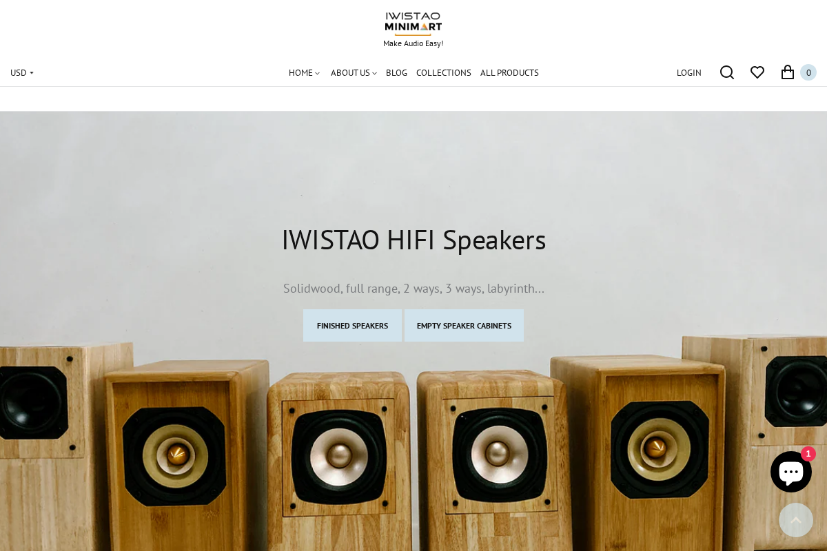 IWISTAO HIFI MINIMART homepage screenshot