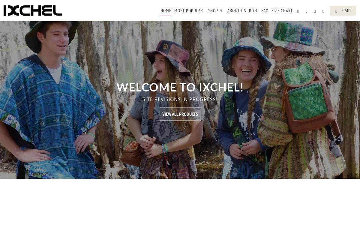 ixchel.net homepage screenshot