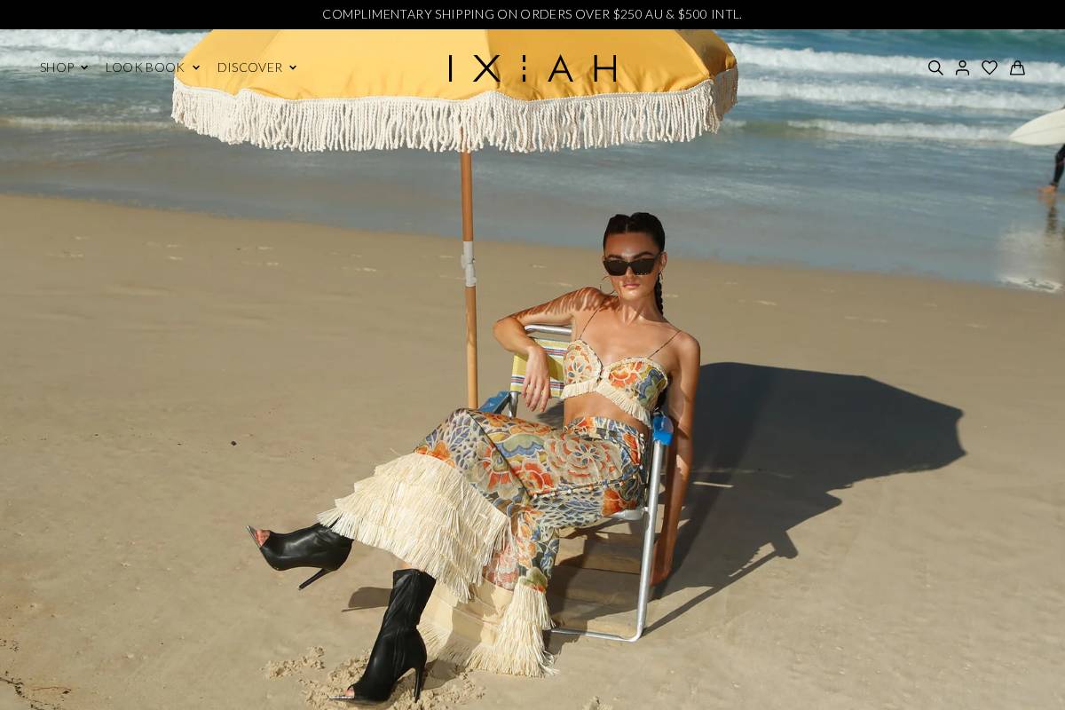 ixiah.com homepage screenshot