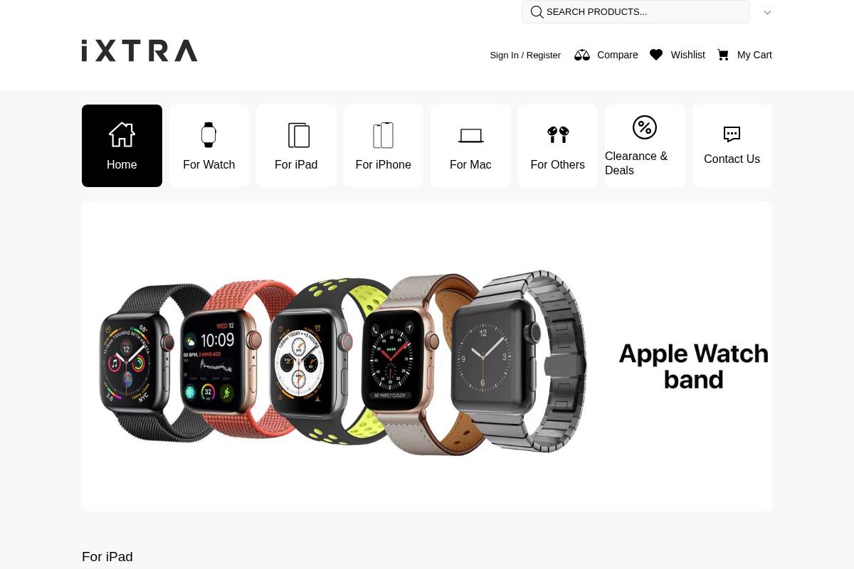 ixtra.com.au homepage screenshot