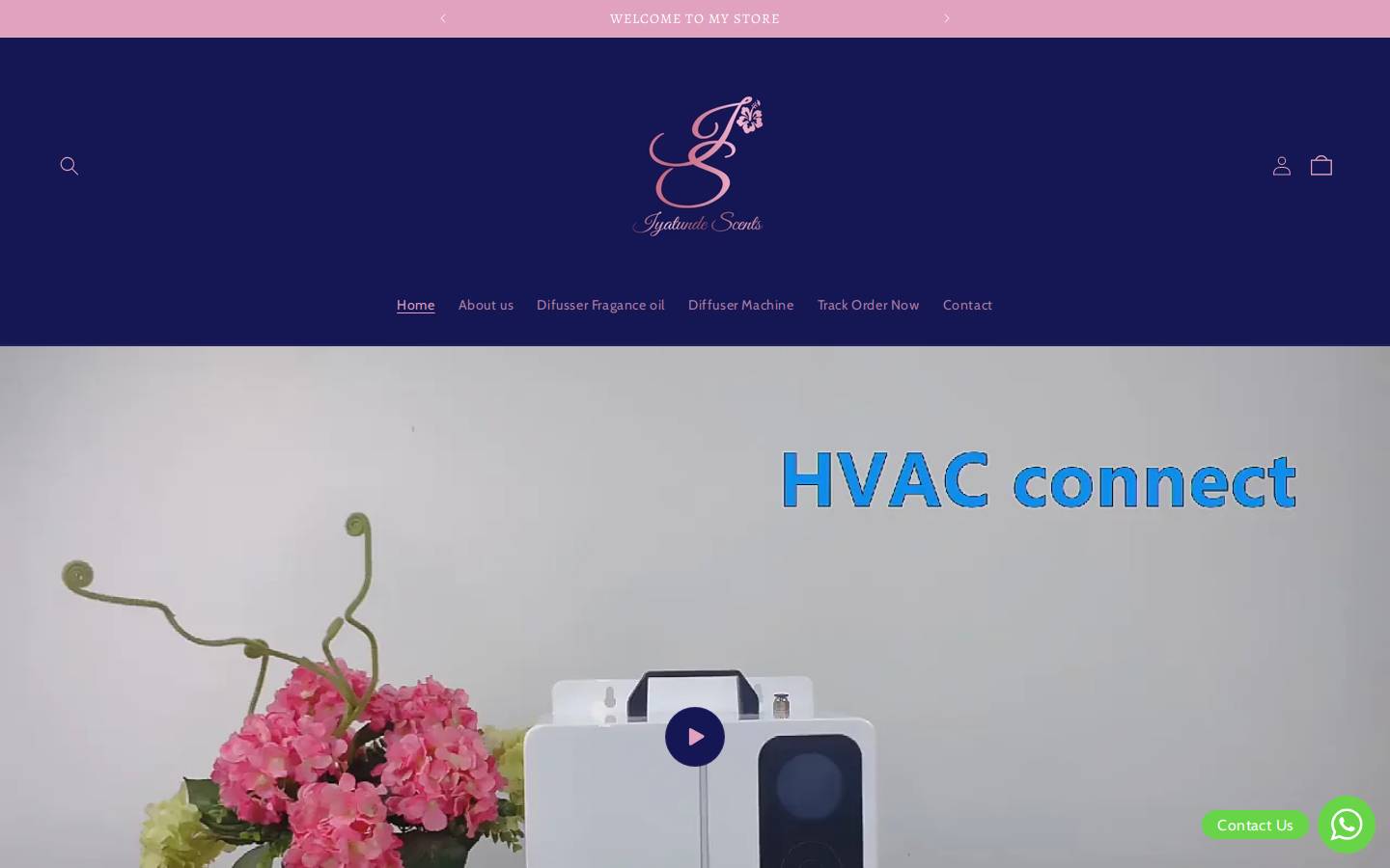 iyatundescents.com homepage screenshot