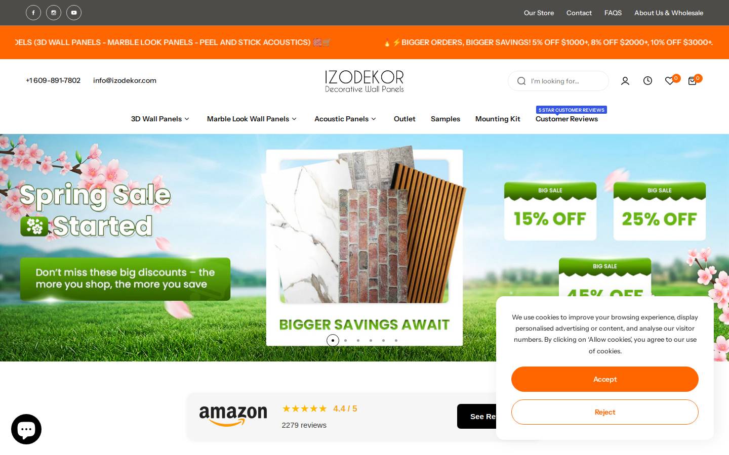 izodekor.com homepage screenshot