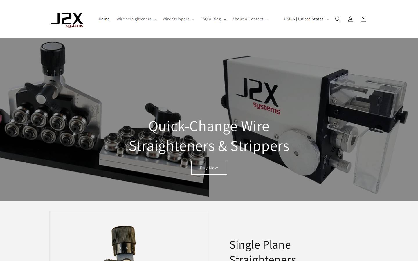 j2xsystems.com homepage screenshot