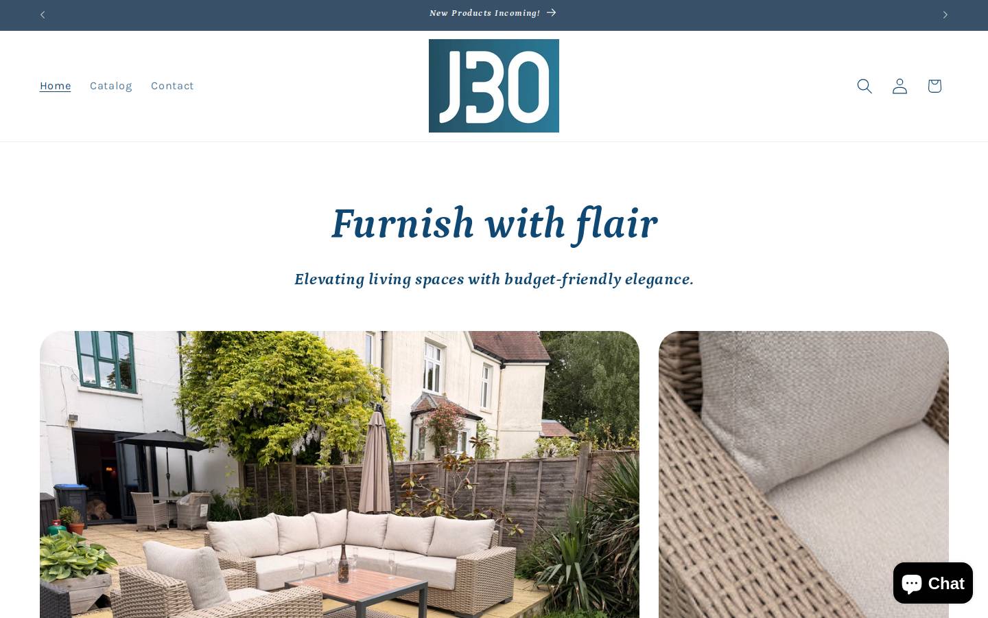 J30 homepage screenshot