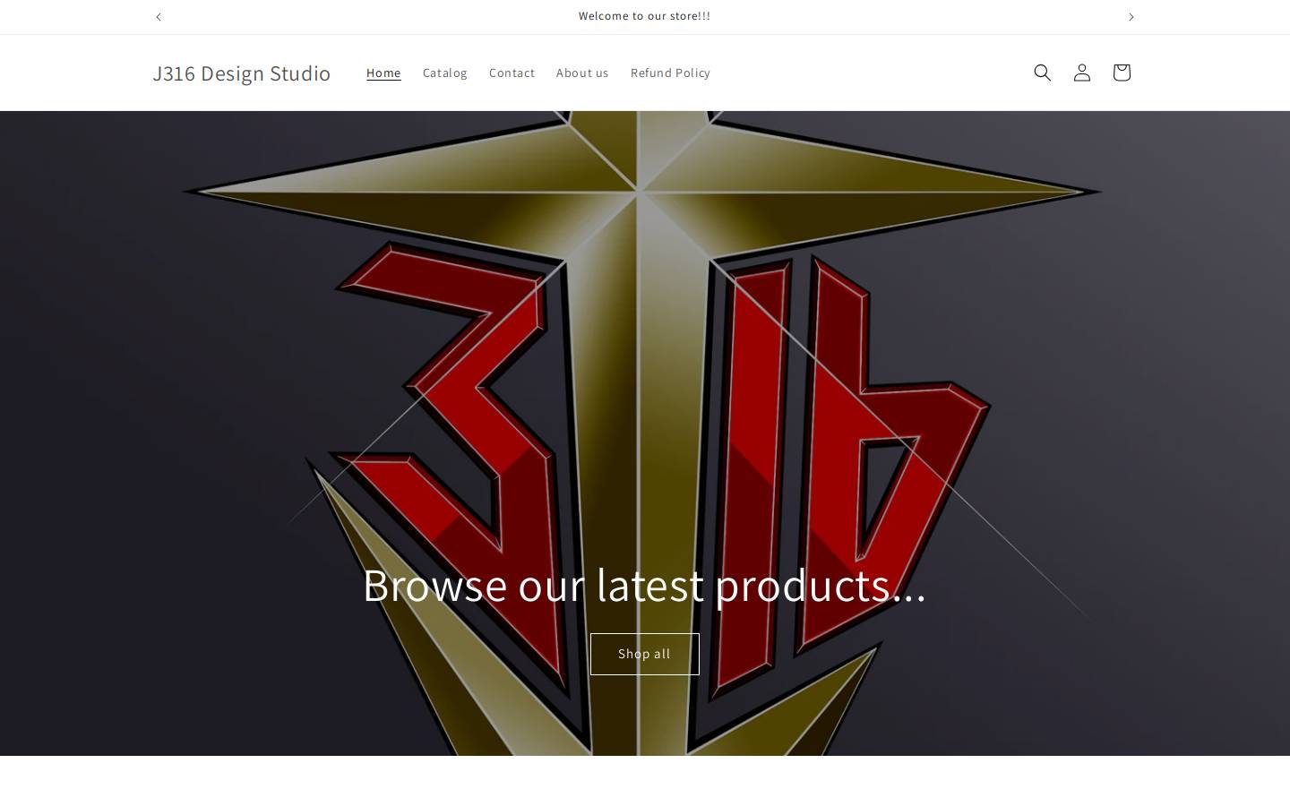 j316design.com homepage screenshot