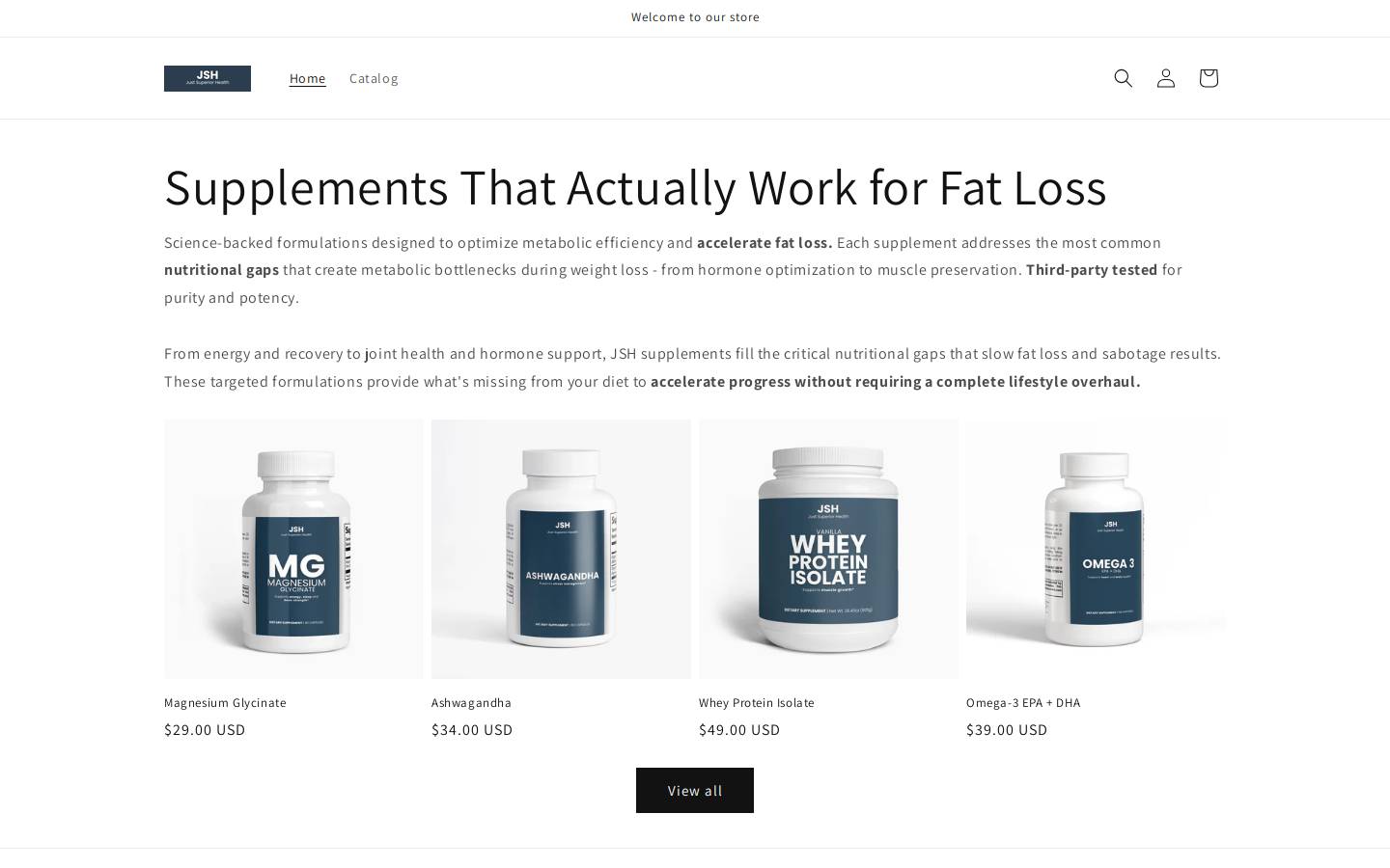 j5health.com homepage screenshot