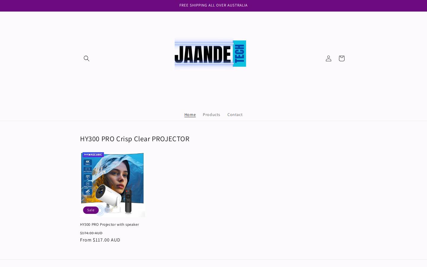 jaande.com.au homepage screenshot