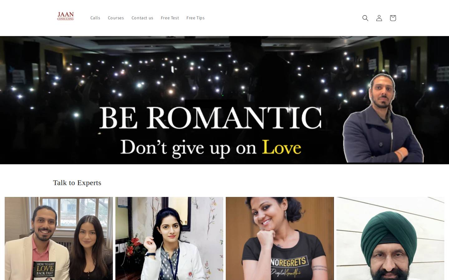 jaanmedia.com homepage screenshot