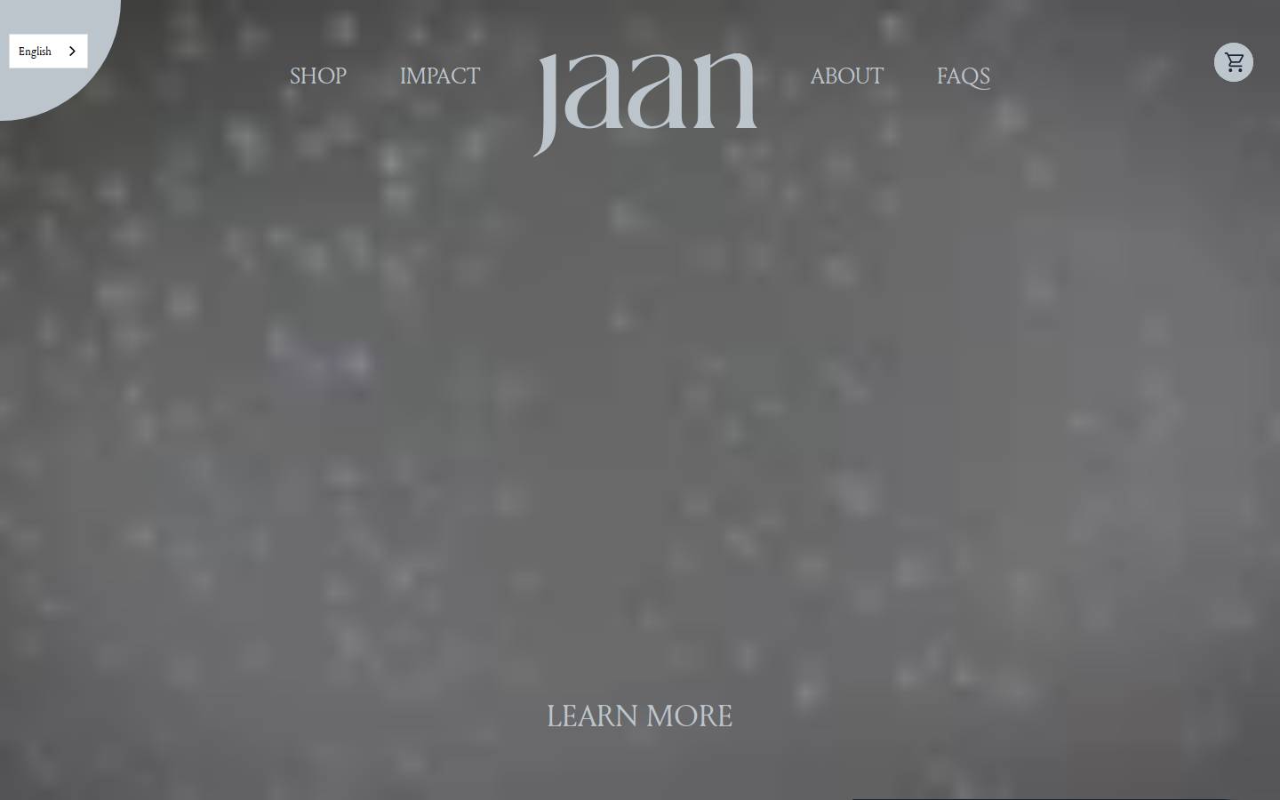 jaanwater.com homepage screenshot
