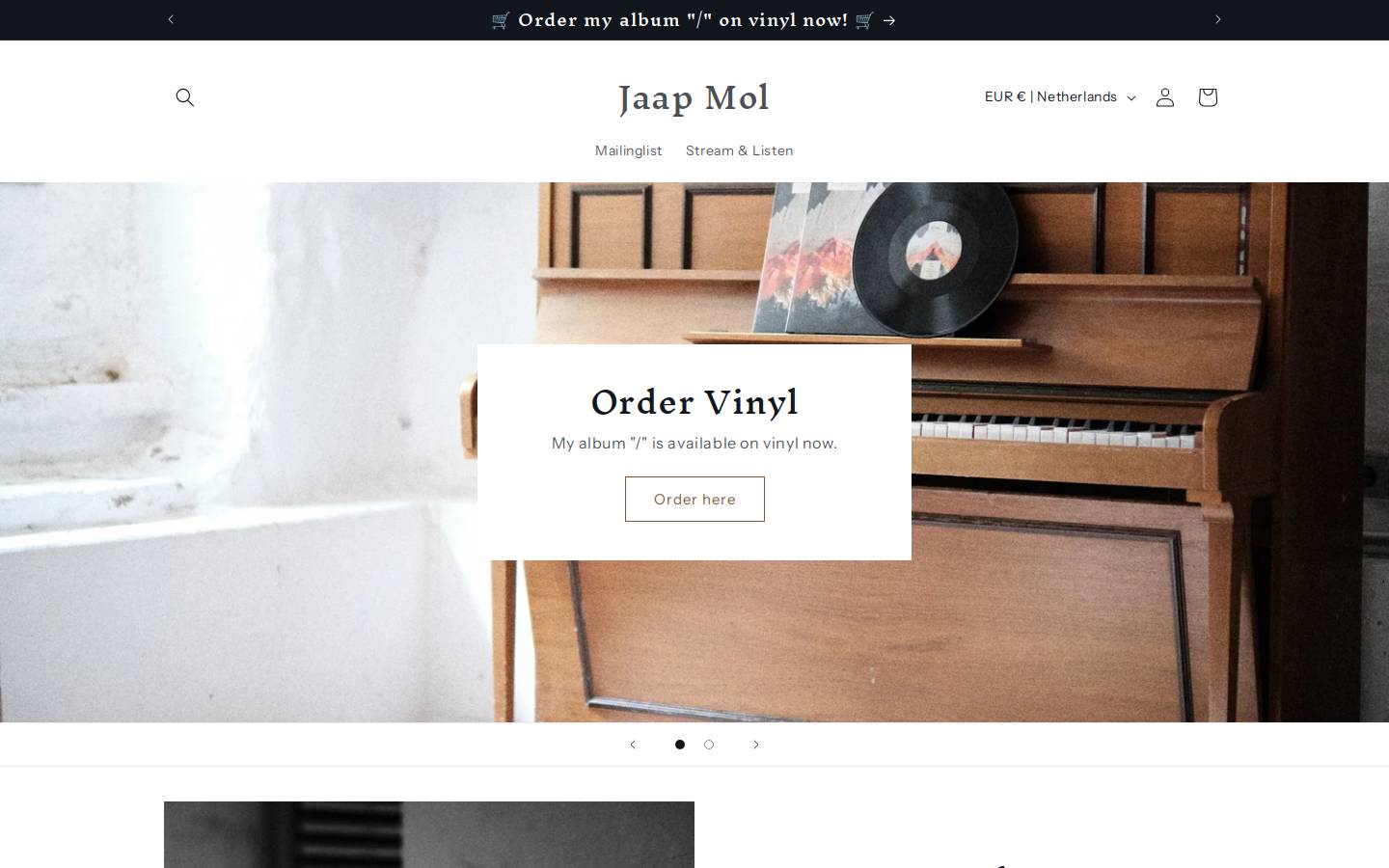 jaapmol.com homepage screenshot