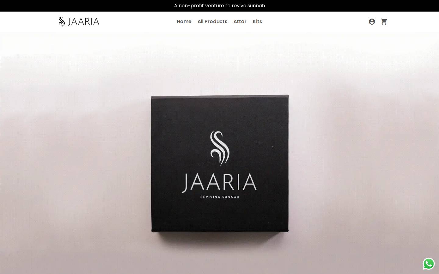 jaaria.com homepage screenshot