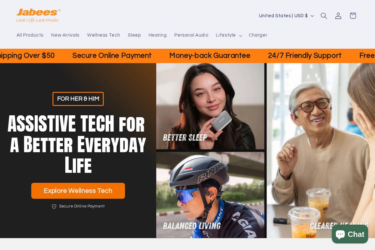 jabees.com homepage screenshot
