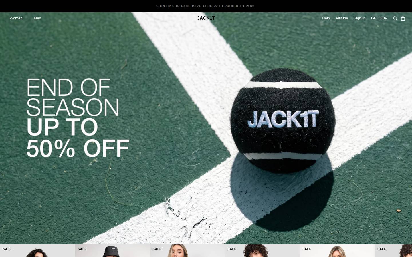 Jack1t homepage screenshot