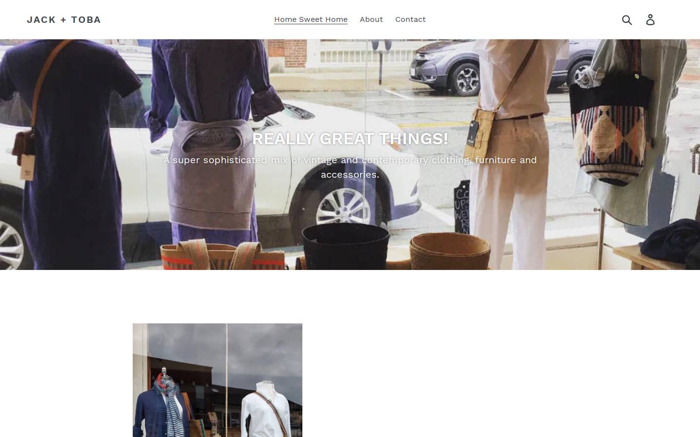 jackandtoba.com homepage screenshot