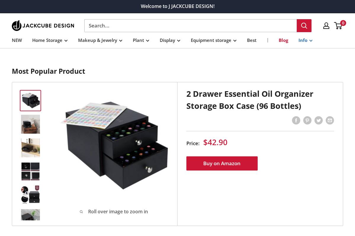 jackcubedesign.com homepage screenshot
