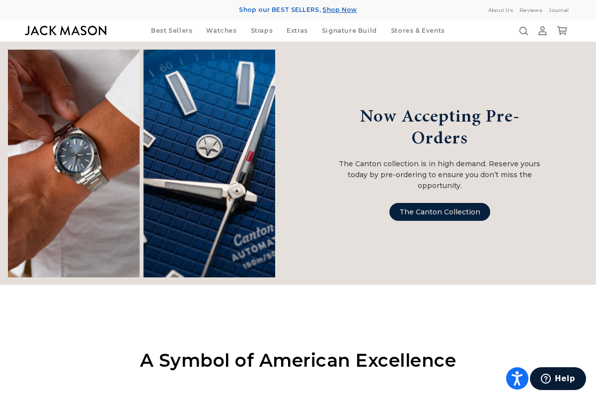 Jack Mason homepage screenshot