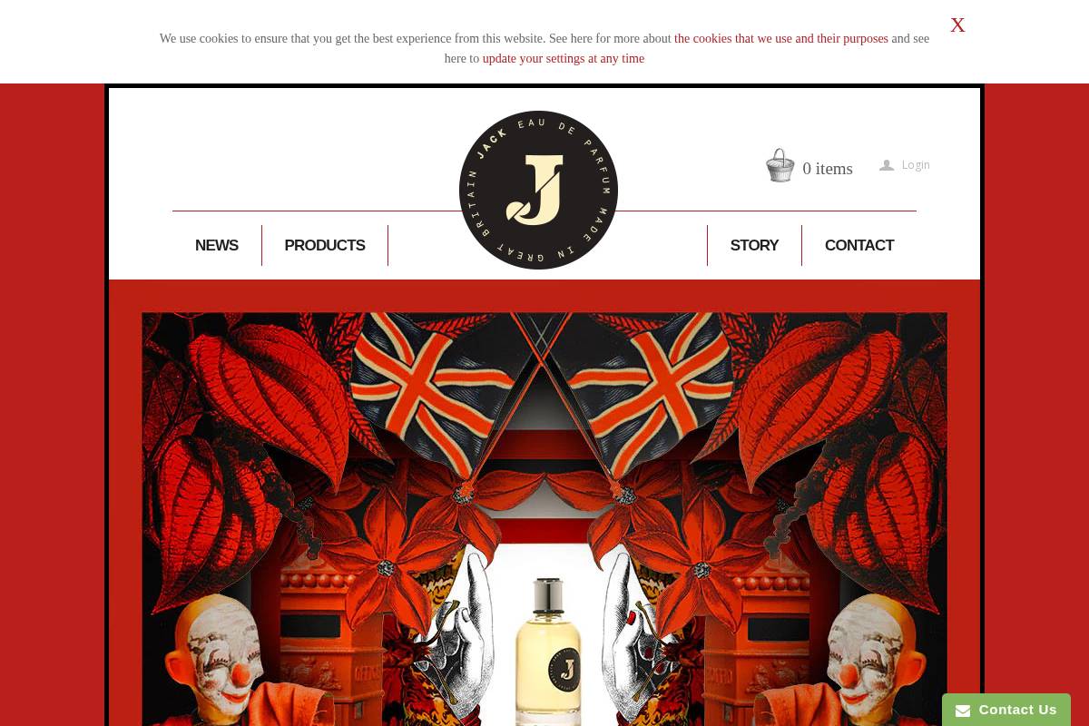 jackperfume.co.uk homepage screenshot