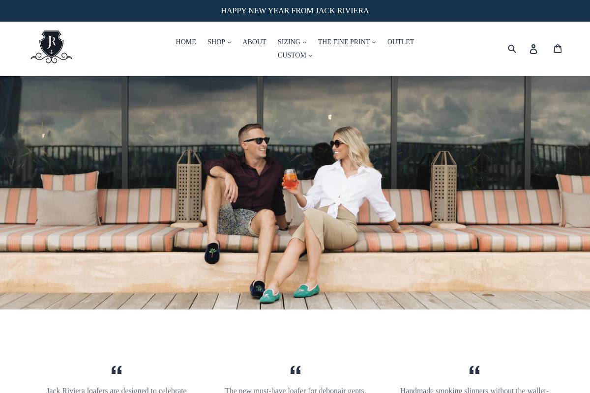 jackriviera.com homepage screenshot