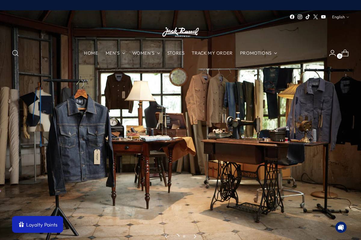 jackrussel.co homepage screenshot