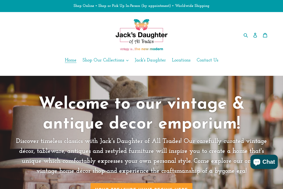 Jack's Daughter of All Trades homepage screenshot