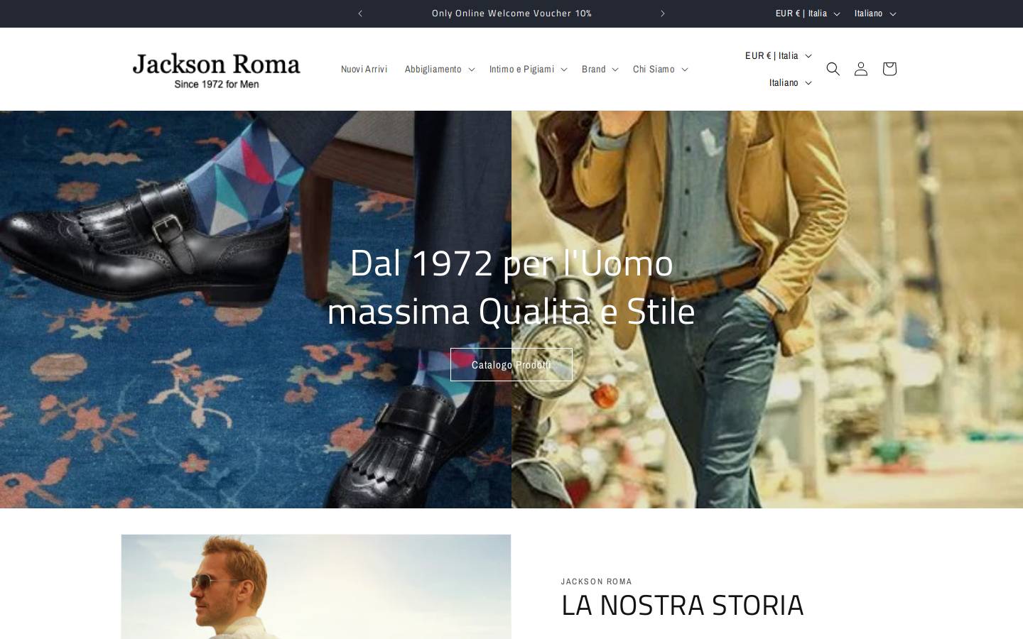 jackson-roma.it homepage screenshot