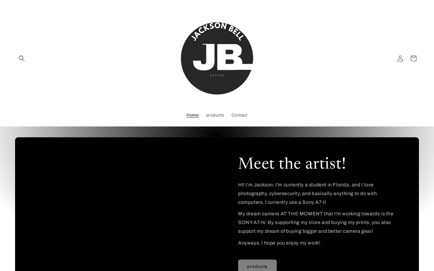 jacksonbell.shop homepage screenshot