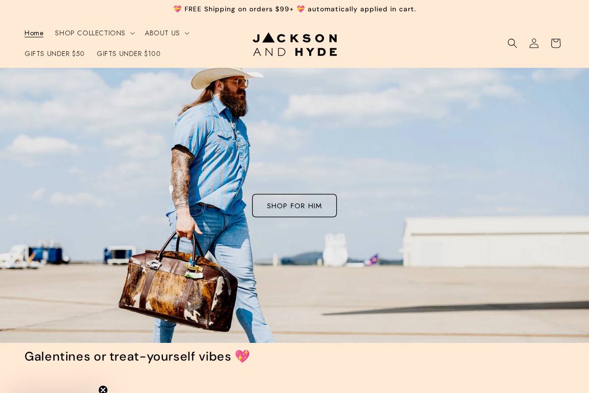 jacksonhyde.com homepage screenshot