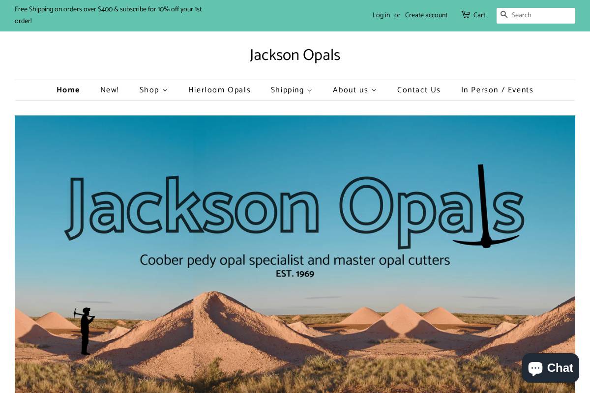 jacksonopals.com homepage screenshot